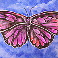 Magical Magenta Flutter Suncatcher Butterfly